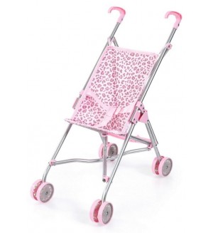 Количка за кукли Bayer Design - Buggy, розова