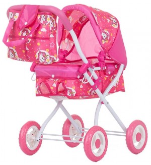 Количка за кукли Chipolino - Емили, еднорози