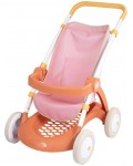 Количка за кукли Smoby Baby Nurse - Chuli Pop Car, розова/оранжева