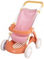 Количка за кукли Smoby Baby Nurse - Chuli Pop Car, розова/оранжева