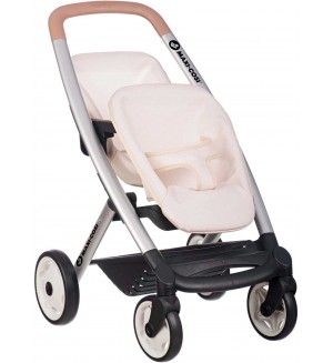 Количка за кукли Smoby - Maxi-Cosi, за близнаци Количка за кукли Smoby - Maxi-Cosi, за близнаци