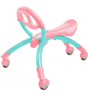 Количка за яздене 2 в 1 Caretero Toyz - Beetle, розова