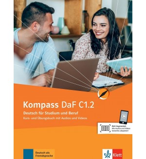 Kompass (DaF) C1.2 Kurs und Ubungsbuch mit Audios und Videos