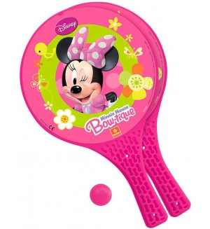Комплект за тенис на маса Mondo - Minnie Mouse, хилки и топче