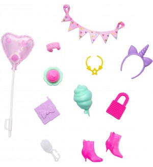 Комплект аксесоари за кукли Barbie Fashions - Карнавал