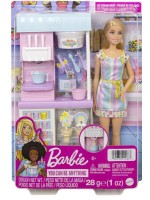 Комплект Barbie - Барби с магазин за сладолед