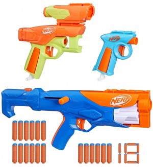 Комплект бластери Nerf N Series - Gear Up Pack, с 18 стрели