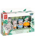 Комплект дървени фигури Hape - Семейство коали, 10 части