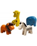 Комплект дървени играчки PlanToys - Животни
