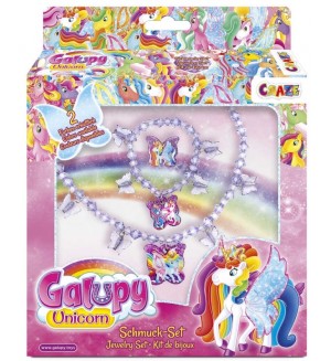 Комплект детски бижута Craze - Galupy Unicorn
