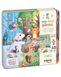 Комплект детски класически игри Cayro - Моите първи 6 игри