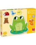 Комплект детски пъзели Goula - Животни, 6 броя