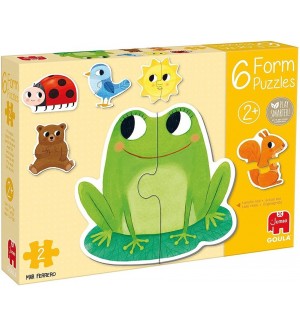 Комплект детски пъзели Goula - Животни, 6 броя Комплект детски пъзели Goula - Животни, 6 броя