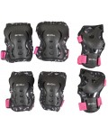 Комплект детски протектори Byox - Dazzle, Class A, до 25 kg, розови