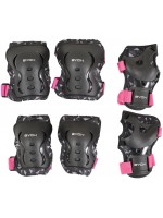 Комплект детски протектори Byox - Dazzle, Class A, до 25 kg, розови