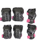 Комплект детски протектори Byox - Dazzle, class B, 25-50 kg, розови
