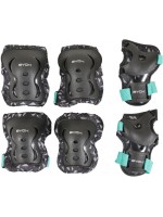 Комплект детски протектори Byox - Dazzle, class B, 25-50 kg, зелени