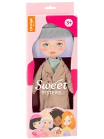 Комплект дрехи за кукла Orange Toys Sweet Sisters - Бежов шлифер