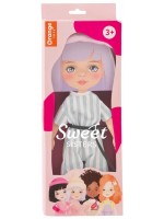 Комплект дрехи за кукла Orange Toys Sweet Sisters - Гащеризон на райета