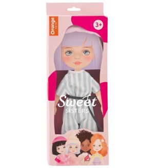 Комплект дрехи за кукла Orange Toys Sweet Sisters - Гащеризон на райета