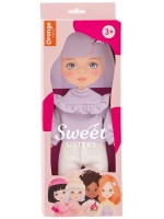 Комплект дрехи за кукла Orange Toys Sweet Sisters - Лилав пуловер