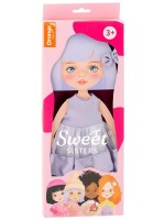 Комплект дрехи за кукла Orange Toys Sweet Sisters - Лилава рокля