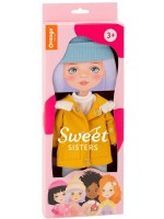 Комплект дрехи за кукла Orange Toys Sweet Sisters - Парка в цвят горчица