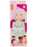 Комплект дрехи за кукла Orange Toys Sweet Sisters - Рокля на райета