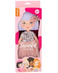 Комплект дрехи за кукла Orange Toys Sweet Sisters - Розова рокля с пайети