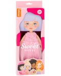 Комплект дрехи за кукла Orange Toys Sweet Sisters - Розова рокля с рози