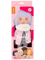 Комплект дрехи за кукла Orange Toys Sweet Sisters - Розово яке с шал