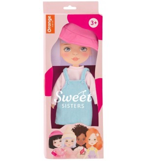 Комплект дрехи за кукла Orange Toys Sweet Sisters - Синя рокля без ръкави