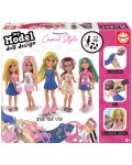 Комплект Educa Dolls - Моят модел куклен дизайн, небрежен стил