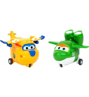 Комплект фигури Alpha Group Super Wings - Доне и Мира, трансформиращи