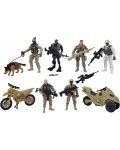 Комплект фигури Chap mei Soldier Force - Патрул, 6 броя