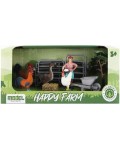 Комплект фигури Cypress - Happy Farm, животни с ограда 