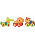 Комплект дървени играчки Orange Tree Toys - Моите първи животни от джунглата