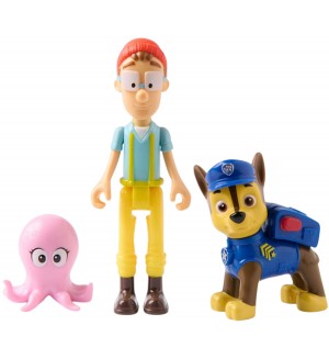 Комплект фигури Spin Master Paw Patrol - Чейс и Капитан Турбот