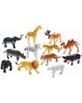 Комплект фигурки Faunica - Диви животни, 12 части