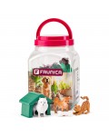 Комплект фигурки Faunica - Домашни любимци, 30 части