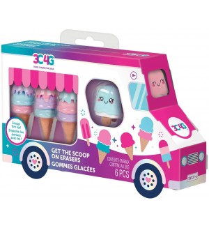 Комплект фигурки-гумички 3C4G - Get the Scoop On, 6 броя Комплект фигурки-гумички 3C4G - Get the Scoop On, 6 броя