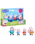 Комплект фигурки Hasbro Peppa Pig - Семейството на Пепа, 5 броя
