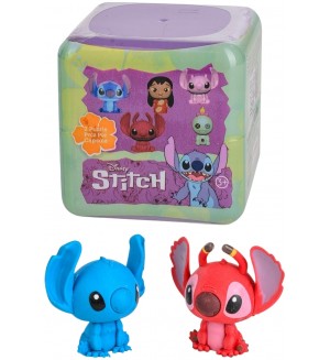 Комплект фигурки-изненада Disney Lilo & Stitch - Puzzle Palz, 2 броя, асортимент