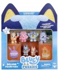 Комплект фигурки Moose Bluey - Fuzzies, делукс, 8 броя