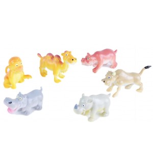 Комплект фигурки Rappa - Бебета диви животни I, 6 броя, 4-4.5 cm