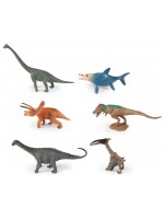 Комплект фигурки Rappa - Динозаври IV, 6 броя, 5-9 cm
