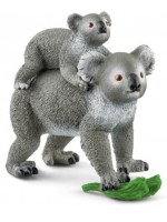 Комплект фигурки Schleich Wild Life - Мама коала с бебе