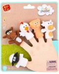Комплект фигурки за пръсти Raya Toys Гумени - животни 