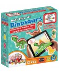 Комплект говорещи играчки Jagu - Динозаври, 12 части