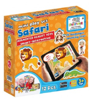 Комплект говорещи играчки Jagu - Сафари, 12 части